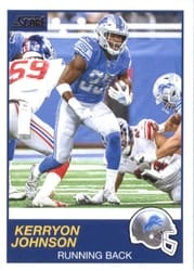 2019 Score Base Set Kerryon Johnson #214 card