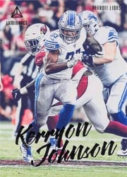 2020 Panini Luminance Base Set Kerryon Johnson #40 card