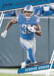 2020 Panini Prestige Base Set Kerryon Johnson #120 card