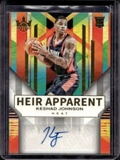 2024-25 Panini Court Kings Heir Apparent Autographs Keshad Johnson #HA-KES card