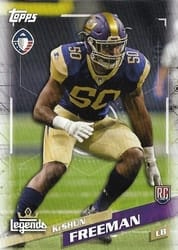 2019 Topps AAF Base Set KeShun Freeman #157 card