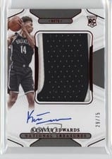 2021 Panini National Treasures Kessler Edwards #103 card