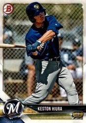 2018 Bowman Draft Base Set Keston Hiura #BD-49 card