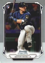 2019 Bowman Sterling Base Set Keston Hiura #BSR-52 card