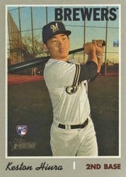 2019 Topps Heritage Base Set Keston Hiura #512 card