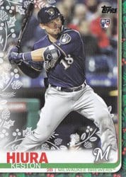 2019 Topps Holiday Base Set Keston Hiura #HW43 card