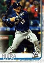 2019 Topps Update Base Set Keston Hiura #US150 card