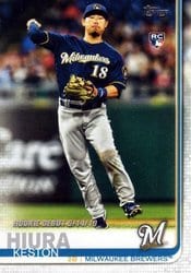 2019 Topps Update Base Set Keston Hiura #US52 card