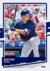 2020 Donruss Base Set Keston Hiura #184 card