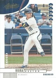 2020 Panini Absolute Base Set Keston Hiura #83 card