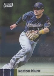 2020 Stadium Club Chrome Base Set Keston Hiura #124 card