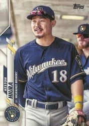 2020 Topps Base Set Keston Hiura #571b card