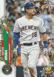 2020 Topps Holiday Base Set Keston Hiura #HW197 card