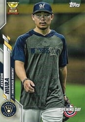 2020 Topps Opening Day Base Set Keston Hiura #61 card
