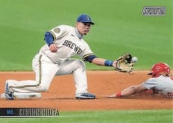 2021 Stadium Club Base Keston Hiura #201 card