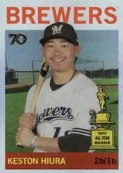 2021 Topps All-Star Rookie Cup Base Set Keston Hiura #8 card