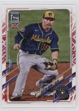 2021 Topps UK Edition Base Set Keston Hiura #198 card