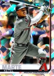 2019 Topps Chrome Sapphire Edition Base Set Ketel Marte #365 card