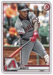 2020 Bowman Base Set Ketel Marte #3 card