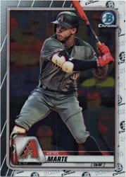 2020 Bowman Chrome Base Set Ketel Marte #73 card