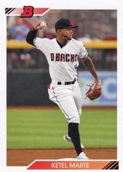 2020 Bowman Heritage Base Set Ketel Marte #3 card