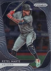 2020 Panini Prizm Base Set Ketel Marte #142 card