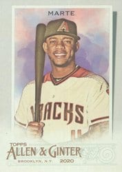 2020 Topps Allen & Ginter Base Set Ketel Marte #48 card