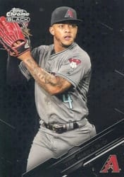 2020 Topps Chrome Black Base Set Ketel Marte #4 card