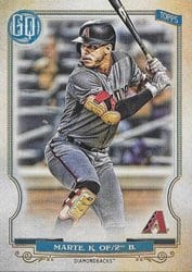 2020 Topps Gypsy Queen Base Set Ketel Marte #295 card