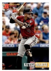 2021 Bowman Heritage Base Set Ketel Marte #44 card