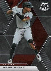 2021 Panini Mosaic Base Set Ketel Marte #65 card