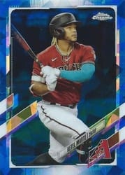 2021 Topps Chrome Sapphire Edition Base Set Ketel Marte #47 card