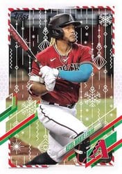 2021 Topps Holiday Base Set Ketel Marte #HW148 card