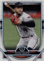 2021 Topps Tribute Base Set Ketel Marte #75 card