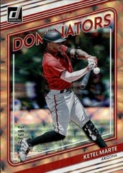 2022 Donruss Dominators Ketel Marte #D-12 card