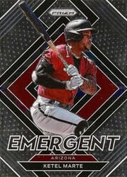 2022 Panini Prizm Emergent Ketel Marte #E-13 card