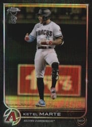 2022 Topps Chrome Ben Baller Edition Base Set Ketel Marte #124 card