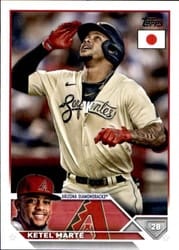 2023 Topps Japan Edition Base Set Ketel Marte #20 card