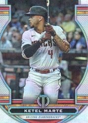 2023 Topps Tribute Base Set Ketel Marte #55 card