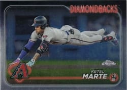 2024 Topps Chrome Base Set Ketel Marte #35 card