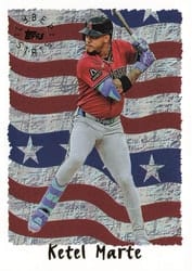 2025 Topps Archives 1995 Topps Cyberstats Ketel Marte #95C-9 card