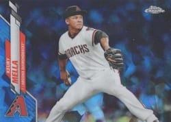 2020 Topps Chrome Update Sapphire Edition Base Set Keury Mella #U-213 card