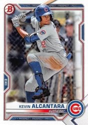 2021 Bowman Draft Base Set Kevin Alcantara #BD-62 card
