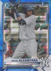 2021 Bowman Sapphire Edition Base Set Kevin Alcantara #BCP-97 card