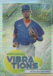 2022 Bowman Virtuosic Vibrations Kevin Alcantara #VV-11 card