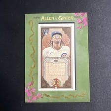 2025 Topps Allen & Ginter Allen & Ginter Mini Framed Relics Kevin Alcántara #MFR-KA card