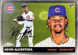2025 Topps Chrome Platinum Base Set Kevin Alcántara #287 card