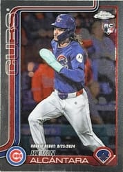 2025 Topps Chrome Update Base Set Kevin Alcántara #USC25 card