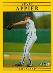 1991 Fleer Base Set Kevin Appier #549 card