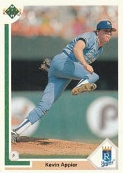 1991 Upper Deck Base Set Kevin Appier #566 card